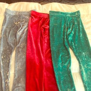 Jcrew girls  velvet pans